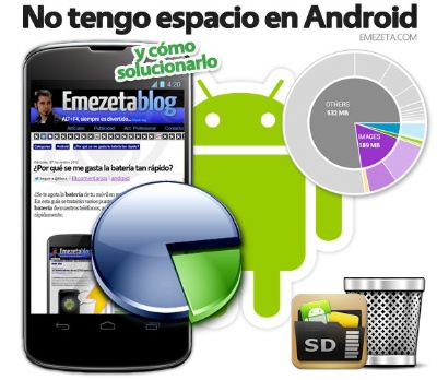 Falta de espacio en tu Android, ¿Cómo solucionarlo?