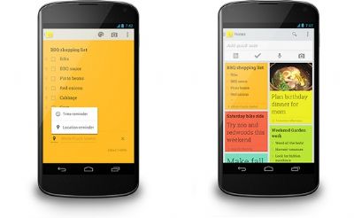 Nueva versión para Google Keep con nuevas mejoras