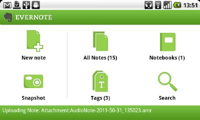 Llega Evernote 4.1 para Android con nueva interfaz para tablets