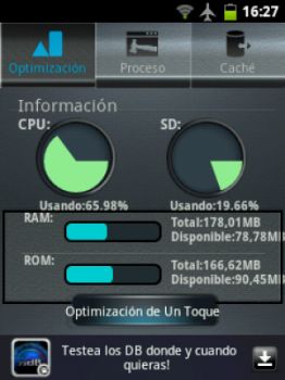 Optimiza tu Android de un sólo toque