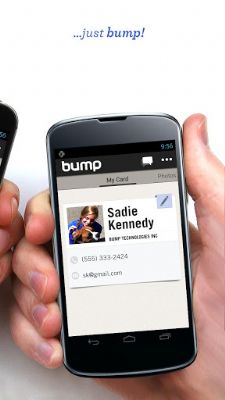 Bump, transfiere archivos y contactos entre Androids con un solo toque