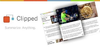 Clipped, el competidor de Flipboard es capaz de resumir los textos que leemos