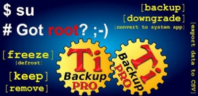 Copias de seguridad con Titanium Backup