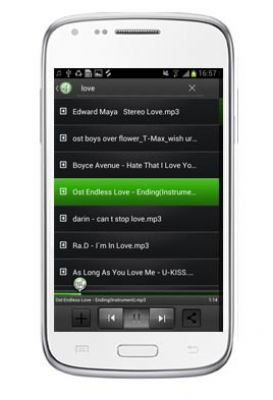 4Shared Music para Android te permite acceder a grandes cantidades de temas musicales para ser descargados a tu dispositivo sin costo alguno.