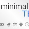 Hermosos widgets de textos minimalistas con Minimalistic Text para Android