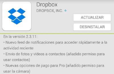 Dropbox para Android se actualiza con feed de notificaciones y nuevo logo