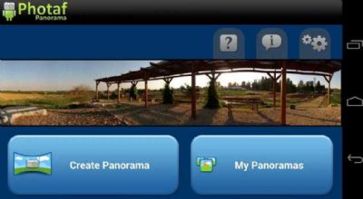 Fotos panorámicas con Photaf Panorama para Android