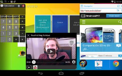 Aplicaciones de ventanas flotantes para tu tablet Android