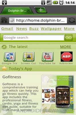 Dolphin Browser HD2 para Android