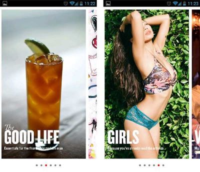 Playboy, app, porno