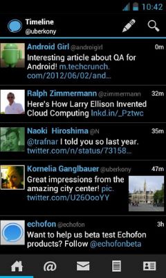 Echofon, Twitter